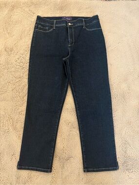 Not Your Daughters Jeans straight leg cropped jeans, Women’s 12